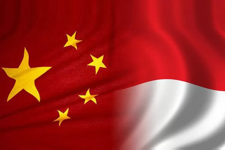 china indonesia flags